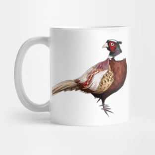 Cute Pheasant Drawing Mug